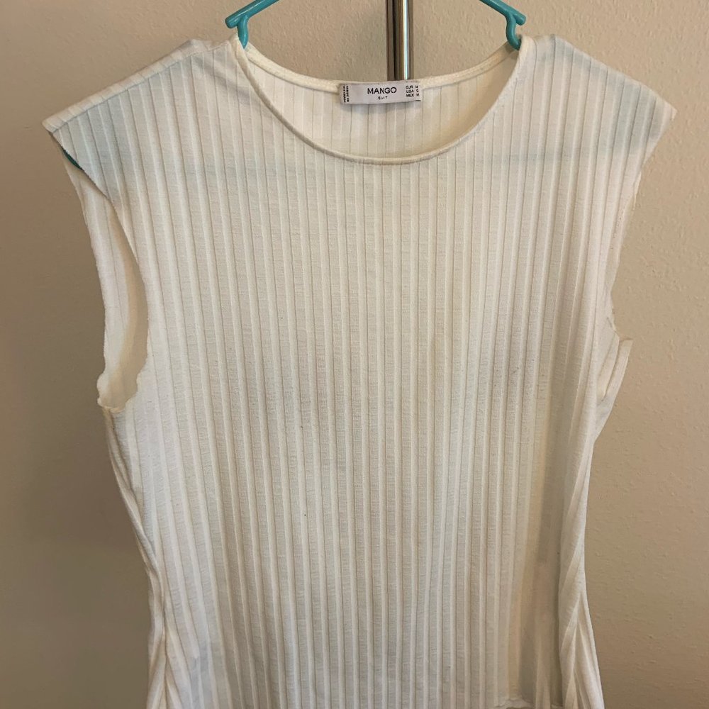 Mango suit white top